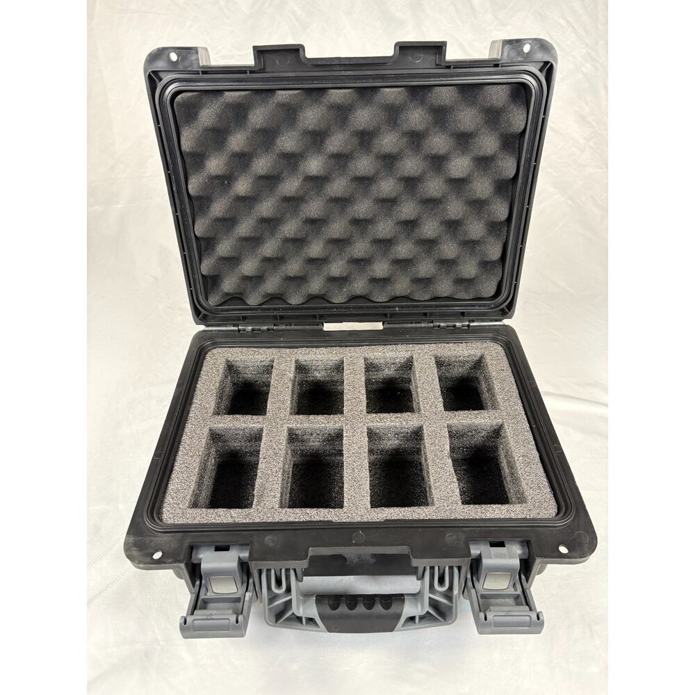 Invicta Gray Watch Storage Box Case Plastic Foam Organizer 8-Slot Hard Shell - Picture 10 of 16
